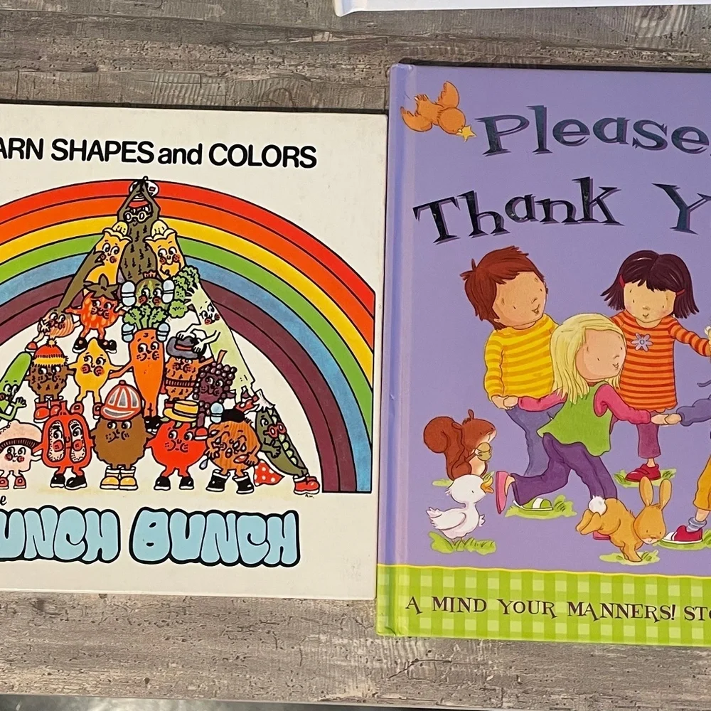 Children’s Book Bundle Toddler Preschool Kindergarten Manners Learning Singing